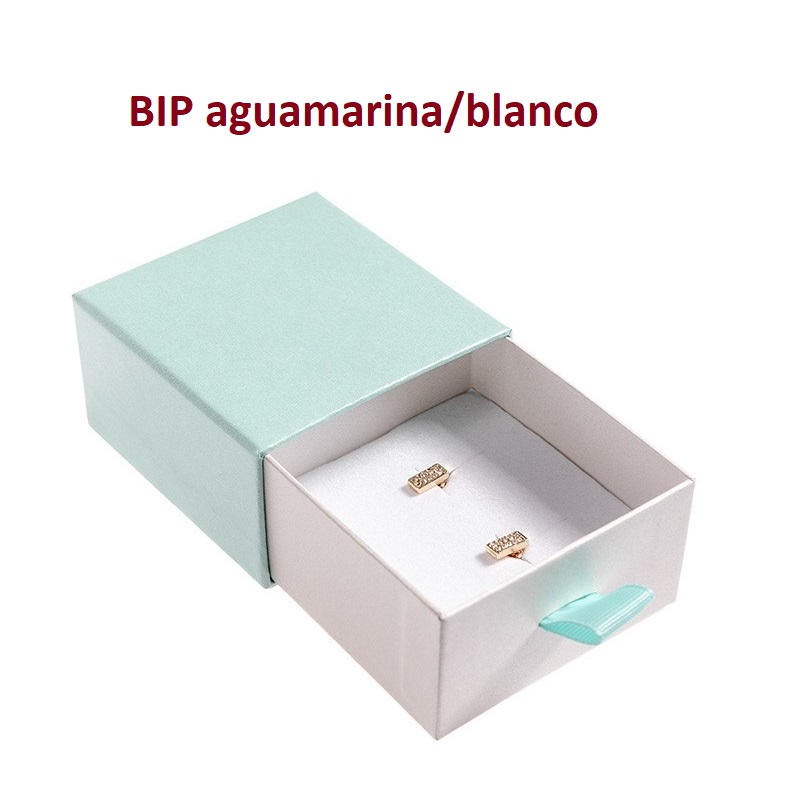 Caja BIP pendientes + cadena 73x70x40 mm.